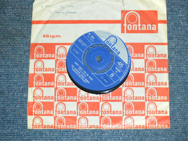 画像: SPENCER DAVIS GROUP - TIME SELLER / 1967  UK ORIGINAL 7"Single