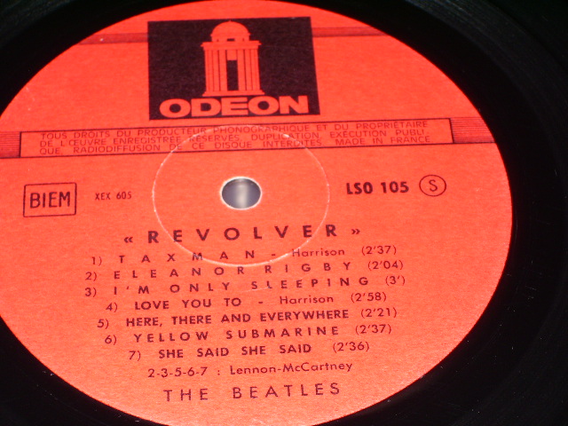 画像: BEATLES - REVOLVER  / FRENCH  RED LABEL MONO LP