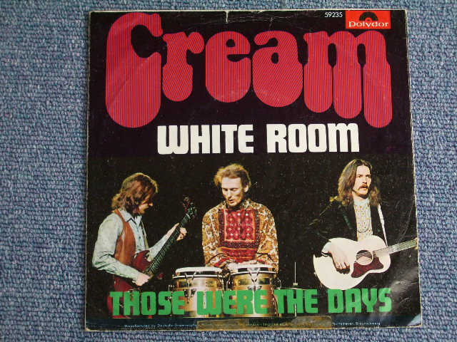 画像: CREAM - WHITE ROOM   / 1968 WEST GERMANY  ORIGINAL ? 7"Single + PICTURE SLEEVE