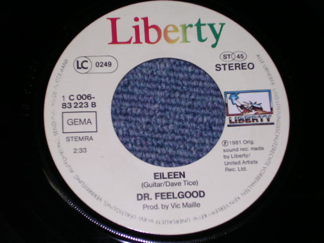 画像: DR.FEELGOOD - WAITING FOR SATURDAY NIGHT /  1981 UK ORIGINAL 7"SINGLE  With PICTURE SLEEVE