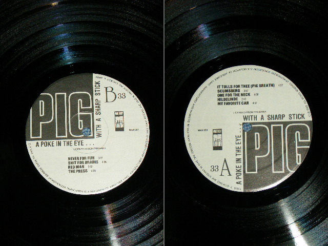 画像: PIG - A POKE IN THE EYE WITH A SHARP STICK / 1988 US ORIGINAL Used  LP 
