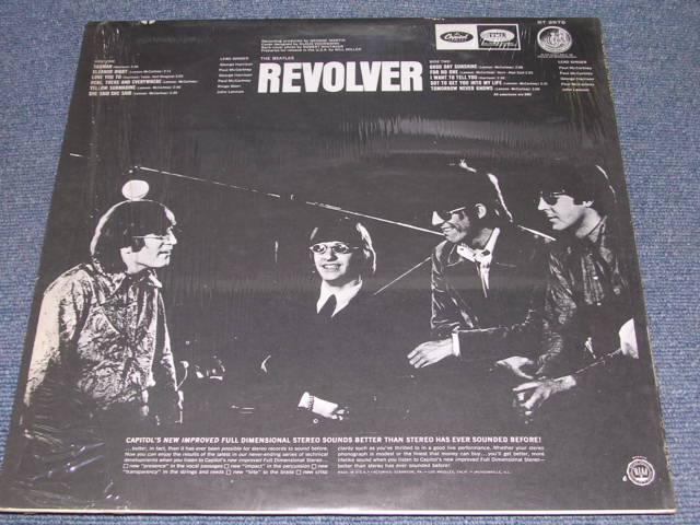 画像: BEATLES - REVOLVER (Ex+++/MINT-) / 1966 US AMERICA ORIGINAL 1st Press "BLACK With RAINBOWRing/COLOR Band Label" STEREO Used LP beautiful