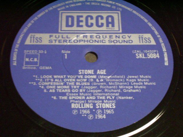 画像: ROLLING STONES - STONE AGE   /UK? W-GERAMANY ? ORIGINAL LP