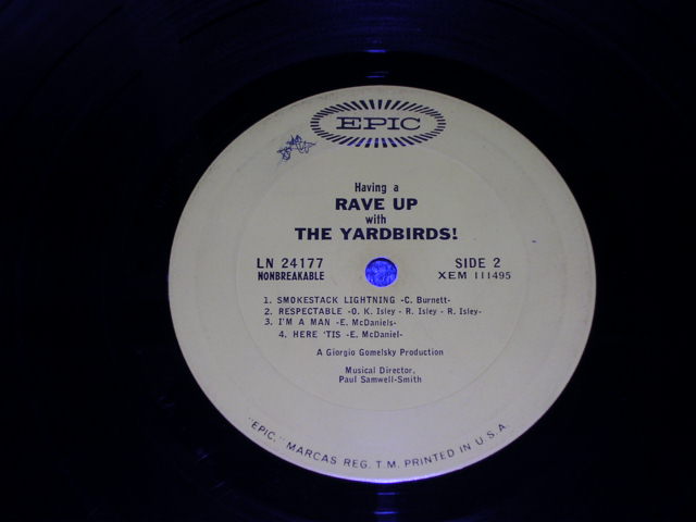 画像: THE YARDBIRDS - HAVING A RAVE UP / 1965 US ORIGINAL MONO LP 