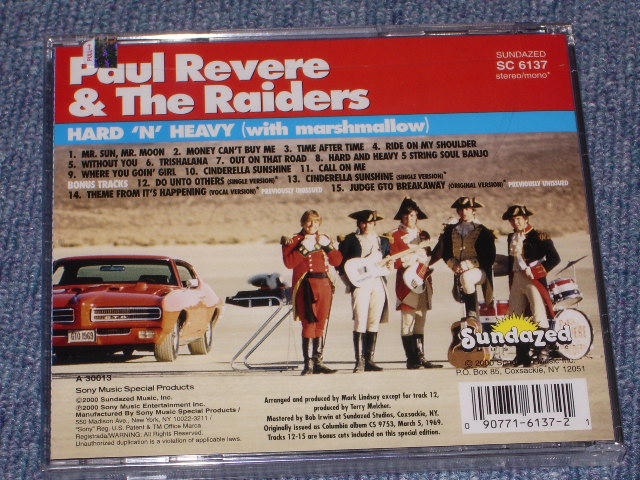 画像: PAUL REVERE & THE RAIDERS - HARD 'N' HEAVY / 2000 US SEALED NEW CD