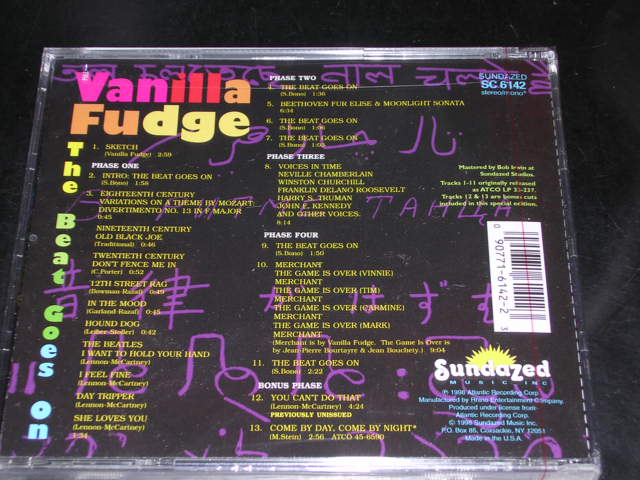 画像: VANILLA FUDGE - THE BEAT GOES ON / 1998 US SEALED CD 