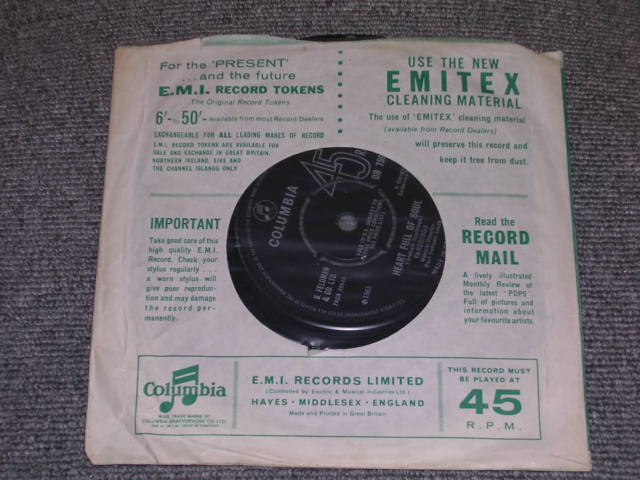画像: THE YARDBIRDS - HEART FULL OF SOUL ( Ex++/Ex++ ) / 1965  UK ORIGINAL 7"SINGLE
