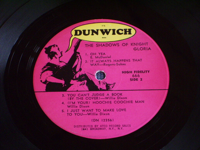 画像: THE SHADOWS OF KNIGHT - GLORIA  / 1966  US ORIGINAL MONO LP 