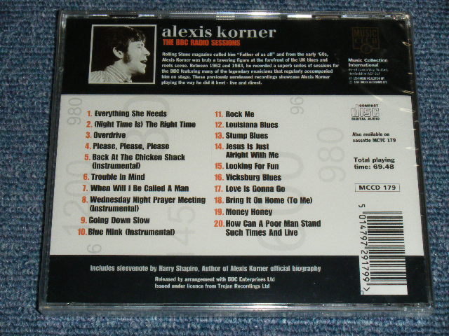 画像: ALEXIS KORNER  - THE BBC RADIO SESSIONS / 1994 UK ORIGINAL BRAND NEW SEALED CD