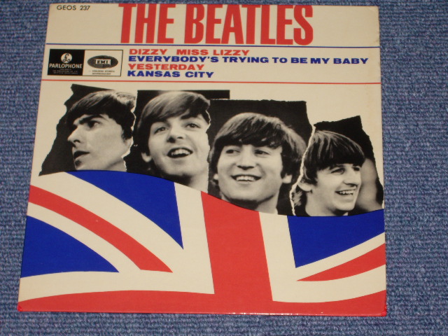 画像1: THE BEATLES - DIZZY MISS LIZZY  ( 4 Tracks EP : Ex+++/Ex++ ) / 1965  SWEDEN ORIGINAL Used 7" EP With PICTURE SLEEVE 