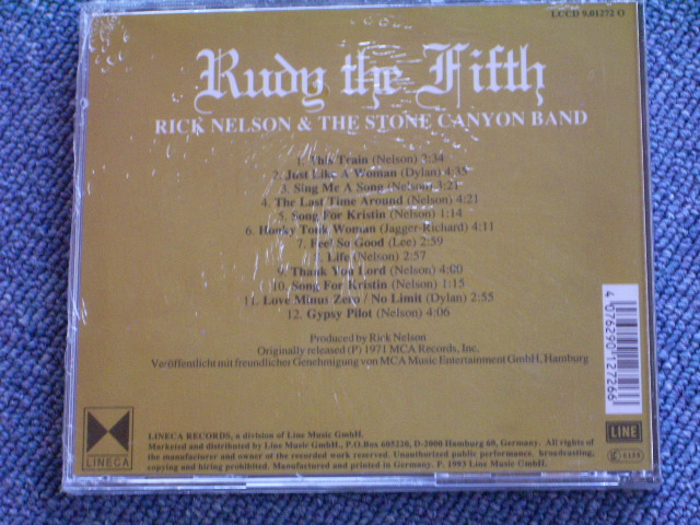 画像: RICK NELSON - RUDY THE FIFTH   / GERMAN  SEAOLED CD 