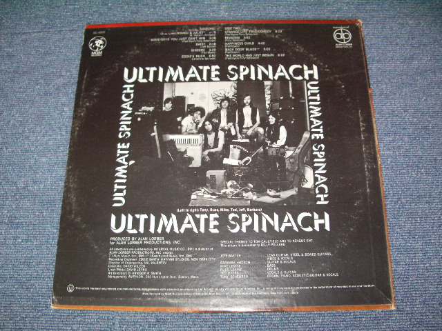 画像: ULTIMATE SPINACH - ULTIMATE SPINACH (Ex+/MINT-) / 1968 US AMERICA ORIGINAL "YELLOW LABEL PROMO" Used LP 