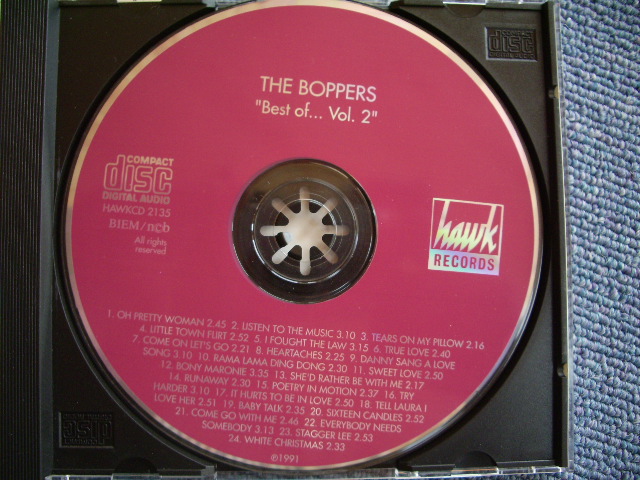 画像: BOPPERS, THE - THE BEST OF THE BOPPERS VOL.2 / 1991 SWEDEN ORIGINAL CD