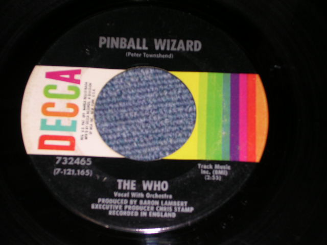 画像: THE WHO - PINBALL WIZARD   / 1969 US ORIGINAL 7"SINGLE