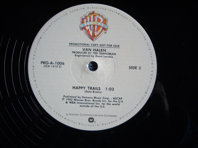 画像: VAN HALEN - PRETTY WOMAN / 1982 US ORIGINAL PROMO ONLY 12" 