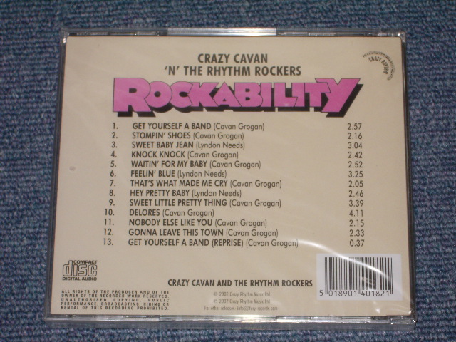 画像: CRAZY CAVAN & THE RHYTHM ROCKERS - ROCKABILLY / 2002 UK Brand New Sealed CD  