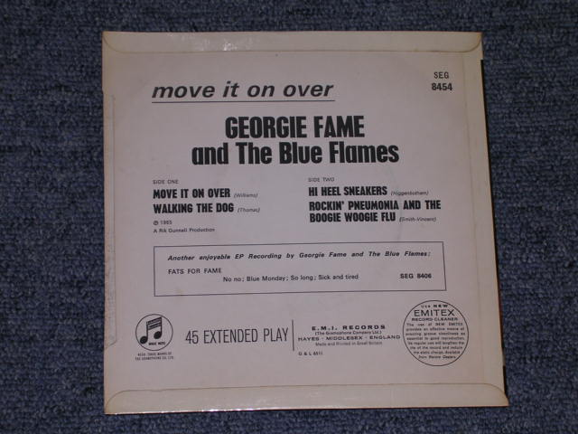 画像: GEORGIE FAME - MOVE IT ON OVER  / 1965 UK ORIGINAL 45rpm 7" EP 