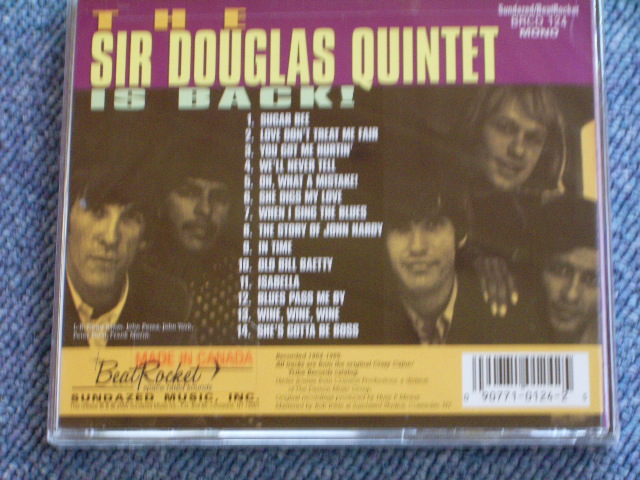 画像: SIR DOUGLAS QUINTET - IS BACK (SEALED) / 2000 US America "BRAND NE SEALED"  CD