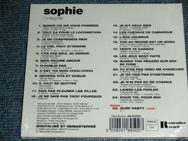 画像: SOPHIE - L'INTEGRALE / 1999 FRANCE  Brand New SEALED CD 