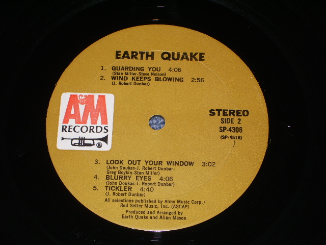 画像: EARTH QUAKE - EARTH QUAKE / 1971 US Original LP