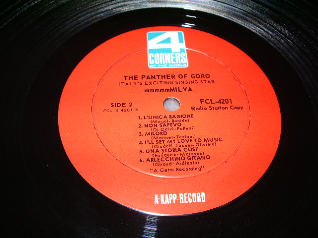 画像: MILVA  - THE PANTERA DI GORO / US ORIGINAL LP 