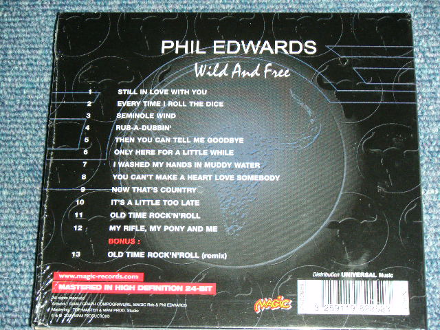 画像: PHIL EDWARDS - WILD AND FREE / 2001 FRANCE ORIGINAL Brand New SEALED CD 