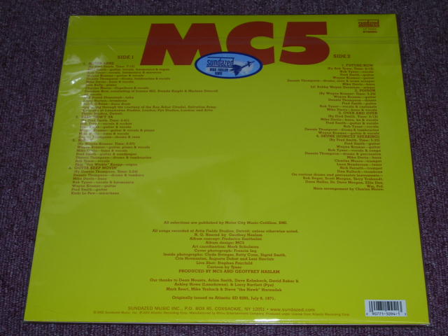 画像: MC5 - HIGH TIME / 2002 US REISSUE 180g Heavy Weight Brand New SEALED  LP 