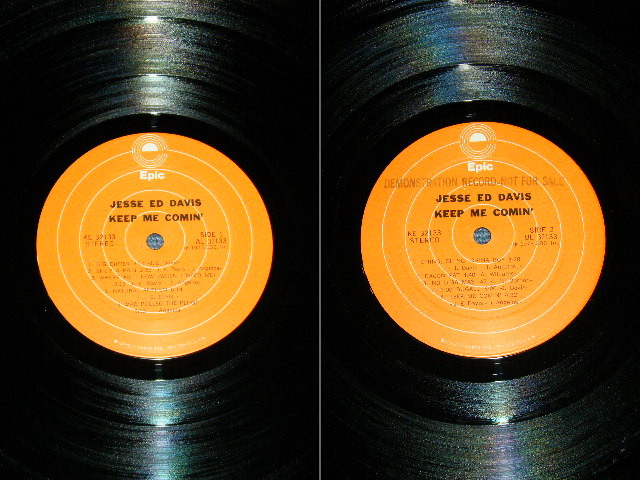 画像: JESSE DAVIS  - KEEP ME COMIN'  / 1973 US ORIGINAL Promo LP 