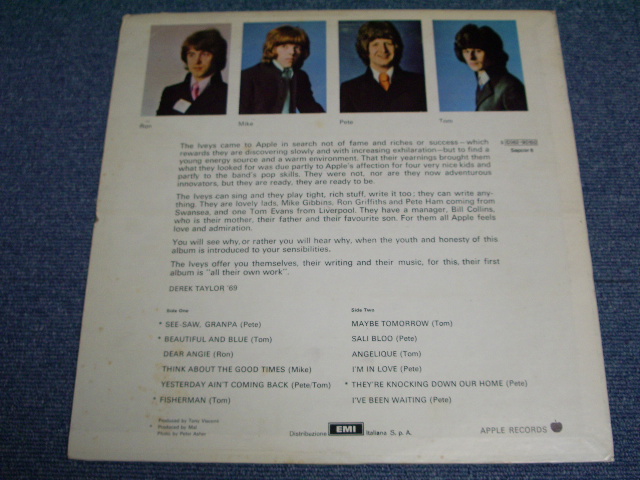 画像: IVEYS  1969 ITALY ORIGINAL LP MAYBE TOMORROW