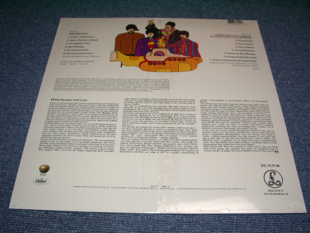 画像:  BEATLES  - YELLOW SUBMARINE /  1980s US REISSUE SEALED  LP