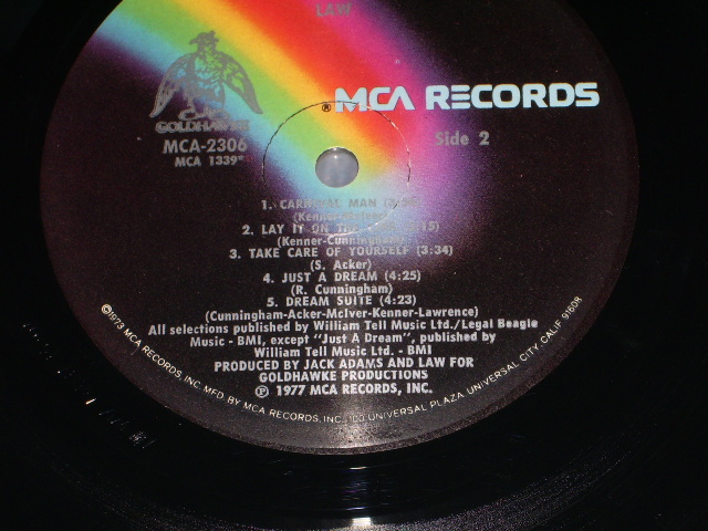 画像: LAW - HOLD ON TO IT  / 1973 US ORIGINAL LP