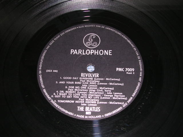 画像: BEATLES - REVOLVER   / 1966 HOLLAND ORIGINAL 2nd Press MONO LP beautiful Record 