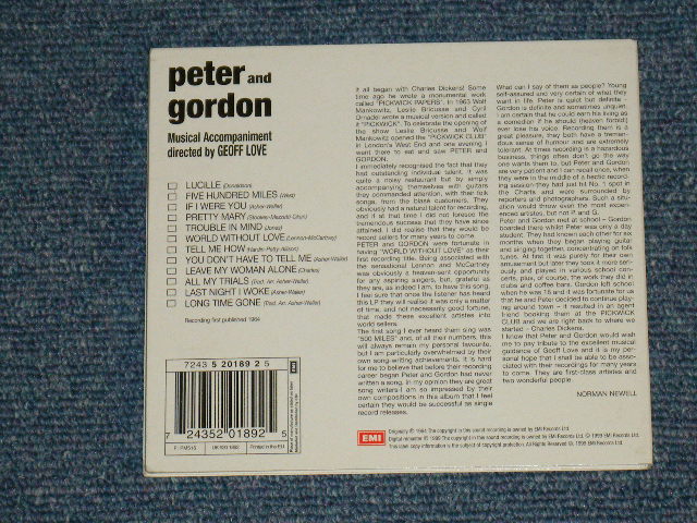 画像: PETER AND GORDON - PETER AND GORDON  ( MONO & STEREO ) / 1999 EUROPE Brand New CD 