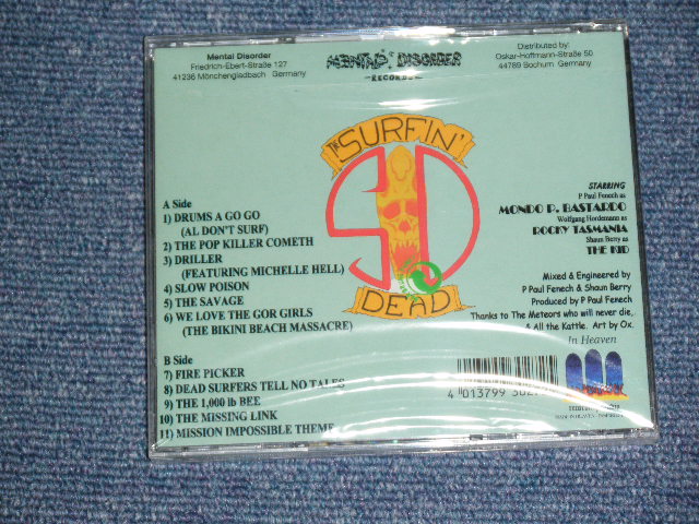 画像: POWERTWANG ( With P.PAUL FENCH of THE METEORS ) - THE SURFIN' DEAD / 2000 GERMAN ORIGINAL Brand New Sealed CD  