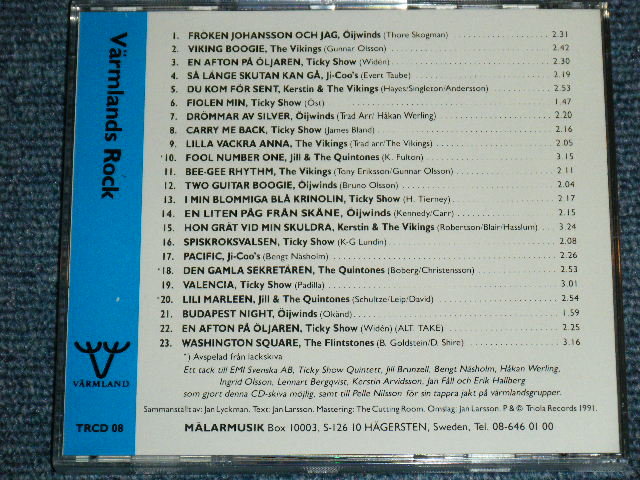 画像: V.A. OMNIBUS - VARMLANDS ROCK  ( 60's SWEDISH  BEAT & INSTRO. )  / 1991 SWEDEN Brand New CD