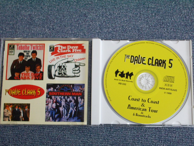 画像: DAVE CLARK FIVE, THE -. COAST TO COAST + AMERICAN TOUR / 2000 HUNGARY  OPENED STYLE BRAND NEW  CD