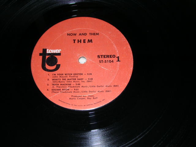 画像: THEM - NOW AND "THEM" / 1967 US ORIGINAL STEREO LP 