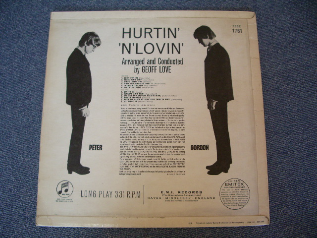 画像: PETER AND GORDON - SOMEWHERE (Ex/MINT-) / 1966 UK ENGLAND ORIGINAL "BLUE COLUMBIA" STEREO Used LP 