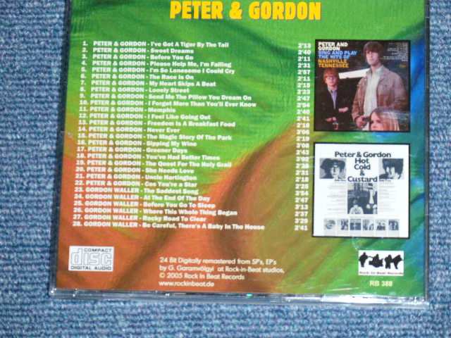 画像: PETER AND GORDON -SING AND PLAY THE HITS OF + HOT COLD & CUSTARD + Rare GORDON SOLO TRACKS /  GERMAN Brand New CD-R  Special Order Only Our Store