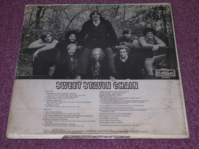 画像:  SWEET STAVIN CHAIN -  SWEET STAVIN CHAIN / 1970 US ORIGINAL LP 