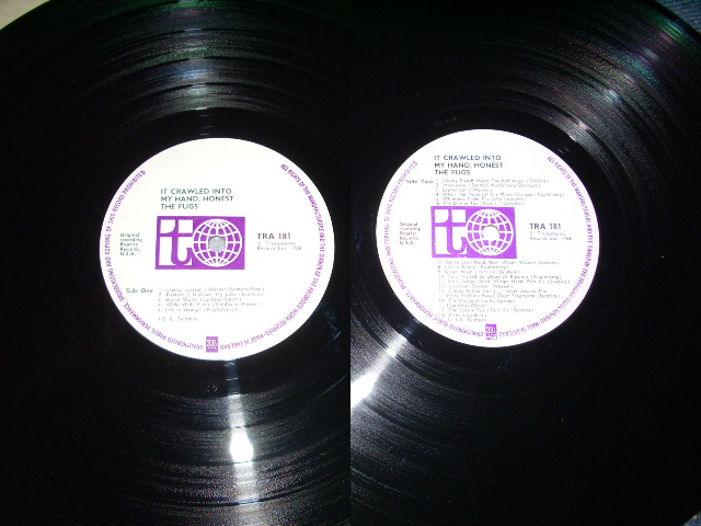 画像: THE FUGS - IT CRAWLED INTO MY HAND HONEST  / 1968 UK ORIGINAL Stereo  LP 