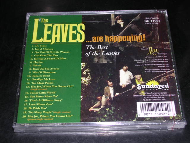 画像: THE LEAVES - ARE HAPPENING!  THE BEST OF  / 2000 US SEALED CD 