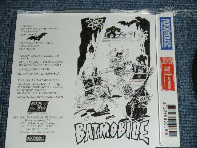 画像: BATMOBILE - BATMOBILE / 1988 NETHERLANDS Repress Brand New Maxi-CD  