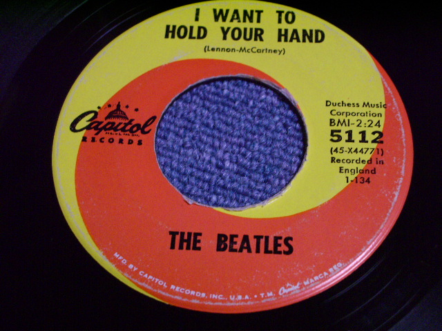 画像: BEATLES - I WANT TO HOLD YOUR HAND / US 7" SINGLE ORIGINAL  With PS