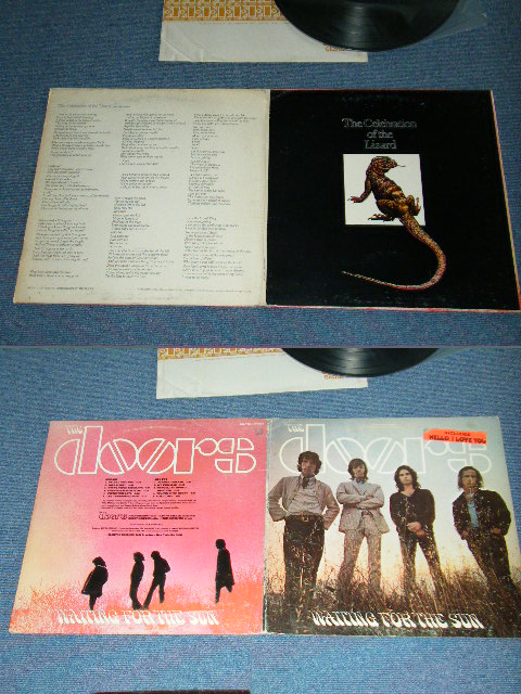 画像: THE DOORS - WAITING FOR THE SUN ( With SONG TITLE STICKER : GOLD Label : Ex/Ex+ : Matrix Number : A-MON A12128/B-MON 6 A12128-X ) / 1968 US Original Used STEREO LP 