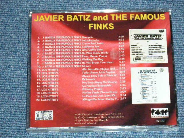画像: JAVIER BATIZ and THE FAMOUS FINKS + LOS HITTERS -JAVIER BATIZ and THE FAMOUS FINKS + LO MEJOR DE  / GERMAN Brand New CD-R 