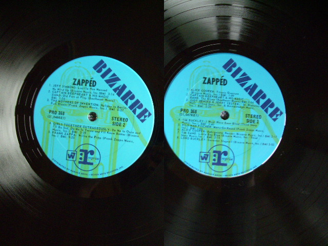 画像: FRANK ZAPPA - ZAPPED  / 1970  US ORIGINAL PROMO ONLY STEREO LP 