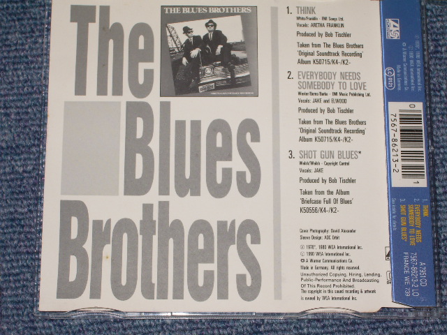 画像: BLUES BROTHERS - THINK ( 3 cuts Maxi-CD ) / 1990 GERMAN Used CD