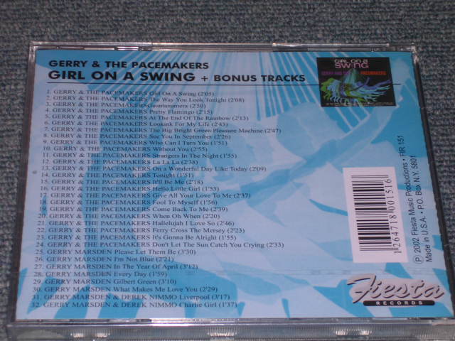 画像: GERRY & THE PACEMAKERS - GIRL ON A SWING / 2002 US Brand New Sealed CD