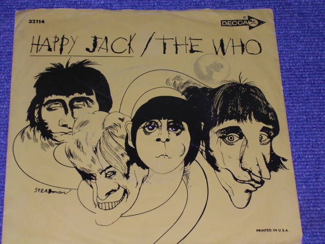 画像1: THE WHO - HAPPY JACK / 1967 US ORIGINAL 7"SINGLE With PICTURE SLEEVE